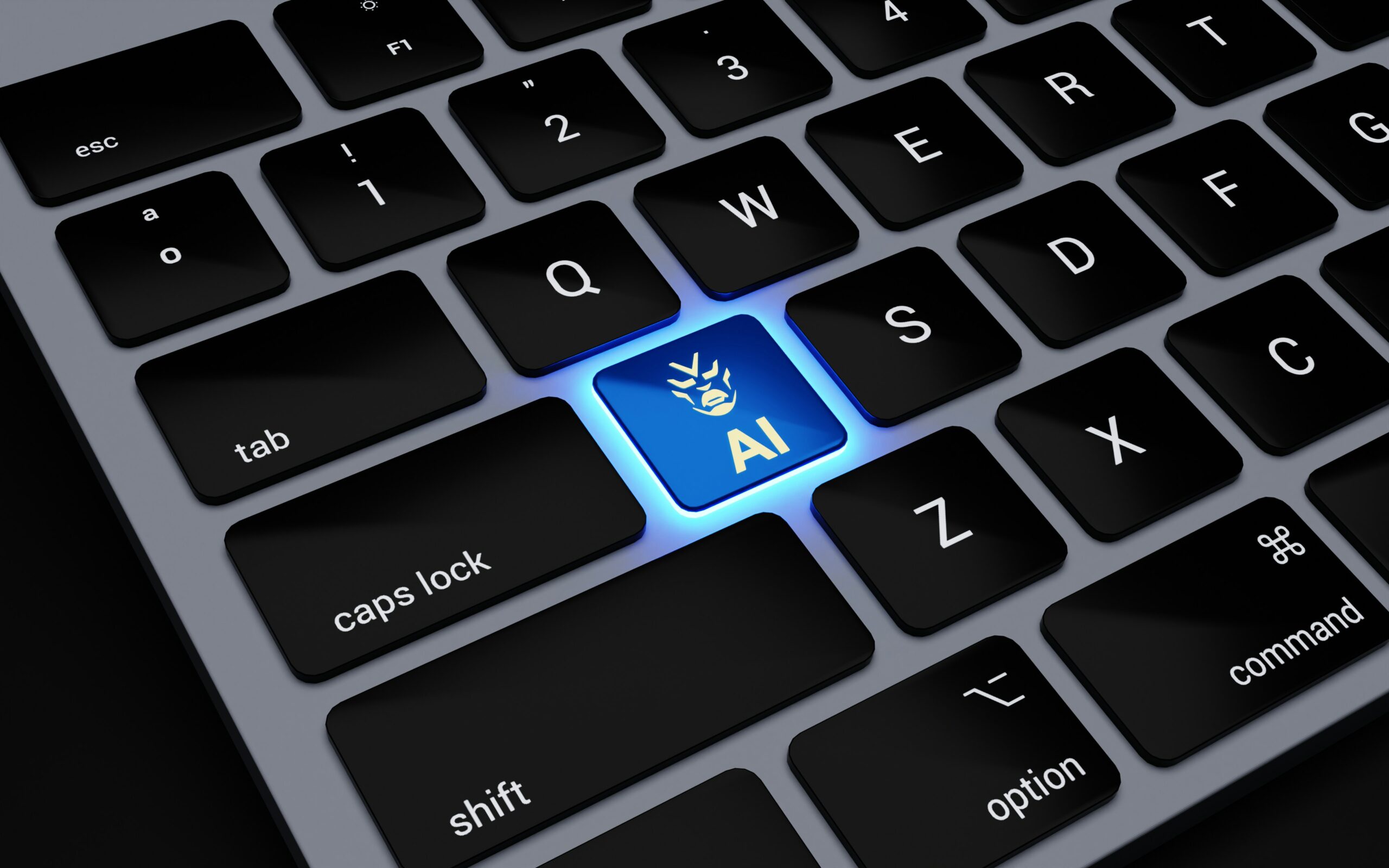 6-Ways-to-Prevent-Leaking-Private-Data-Through-Public-AI-Tools-scaled.jpg a computer keyboard with a blue light on it
